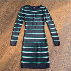 Seven sisters striped long sleeve bodycon dress size XS - NWOT